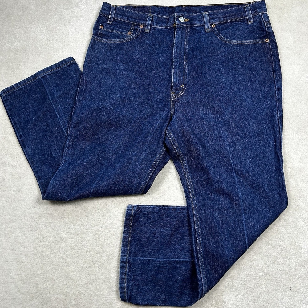 Vintage 90s Levi's 517 Bootcut Denim Jeans 40x30 Made In USA Dark Indigo